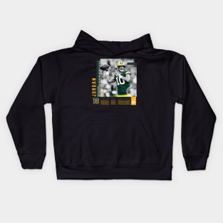 Jordan Love Paper Poster Kids Hoodie